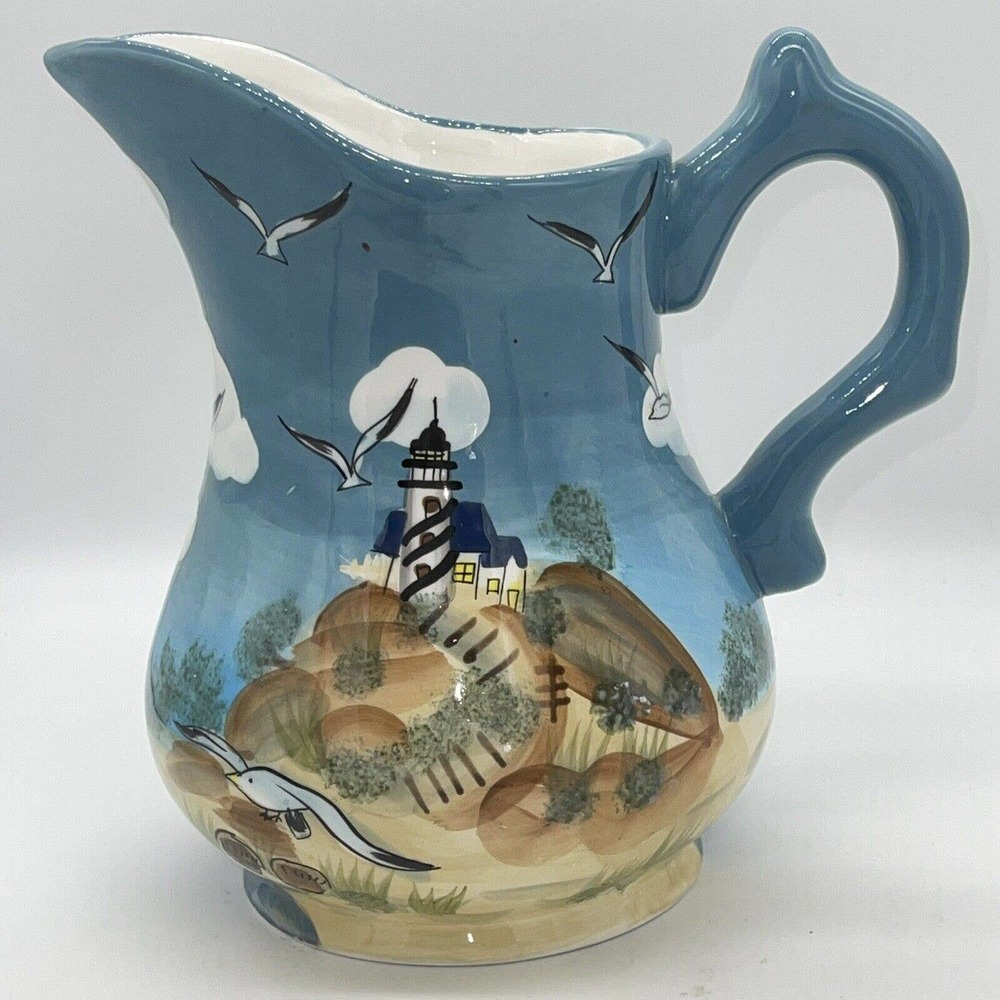 Young’s Heartfelt Kitchen Creations Water‎ Pitcher Lighthouse Scene